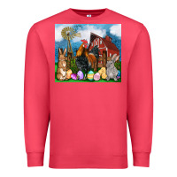 Cardinal Farm animals 20oz Premium Sweatshirt - OliviaCreatesArt