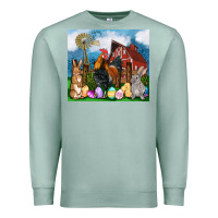 Seafoam Farm animals 20oz Premium Sweatshirt - OliviaCreatesArt