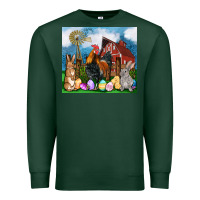 Sports Green Farm animals 20oz Premium Sweatshirt - OliviaCreatesArt