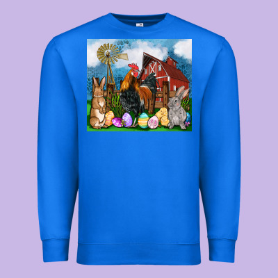 Farm Animals 20oz Premium Sweatshirt Designed By Oliviacreatesart