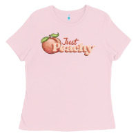 Bubblegum Pink just peachy Ladies Tee - JahusDesignShop