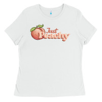 White just peachy Ladies Tee - JahusDesignShop