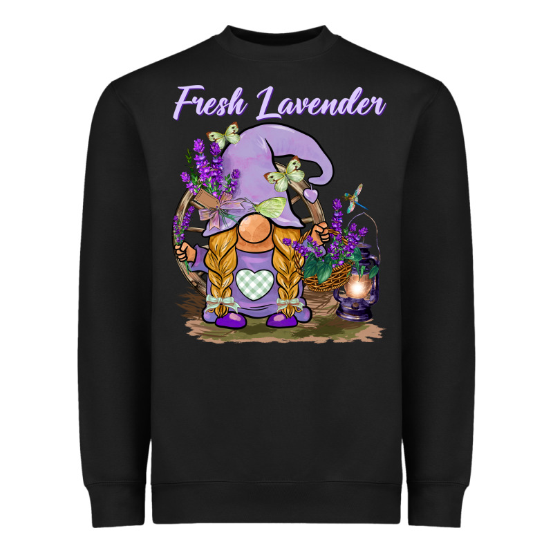 Fresh Lavender Gnome Heavyweight Sweatshirt by BarkalooDesign | Teevron