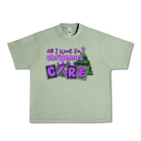 Oil Green all i want for christmas is a cure pancreatic canc Urban Heavy Tee - MaliasSmallBusiness