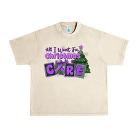 Sandshell all i want for christmas is a cure pancreatic canc Urban Heavy Tee - MaliasSmallBusiness