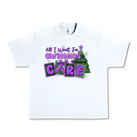 White all i want for christmas is a cure pancreatic canc Urban Heavy Tee - MaliasSmallBusiness
