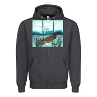 Smoke the lake is my happy place Zipper Hoodie - TumblerDesignByShophia