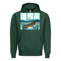 Sports Green the lake is my happy place Zipper Hoodie - TumblerDesignByShophia
