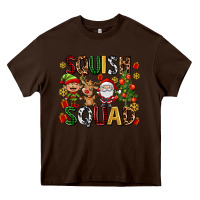 Chocolate Brown squish squad Heavy Core Tee - AdoDesignShop