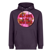 Plum self love is the best love olivia Heavyweight Hoodie - OliviaCreatesArt