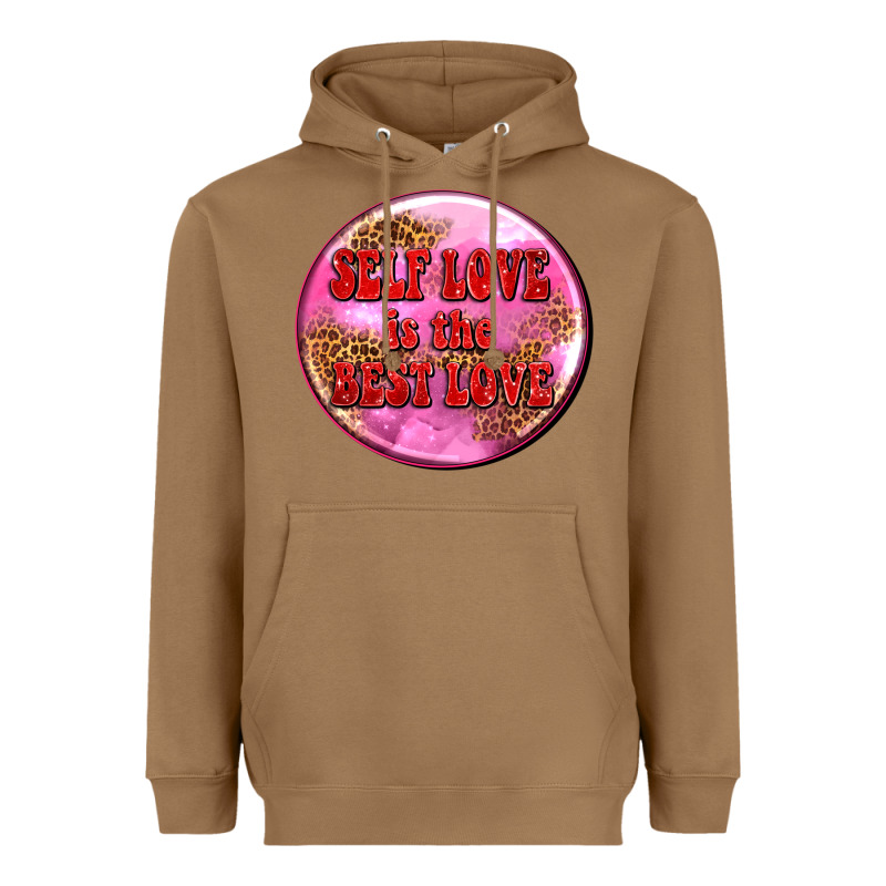 Self Love Is The Best Love Olivia Heavyweight Hoodie by OliviaCreatesArt | Teevron