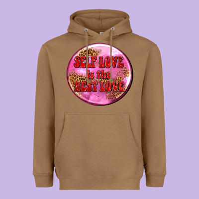 Self Love Is The Best Love Olivia Heavyweight Hoodie Designed By Oliviacreatesart