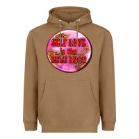 Toasted Coconut self love is the best love olivia Heavyweight Hoodie - OliviaCreatesArt