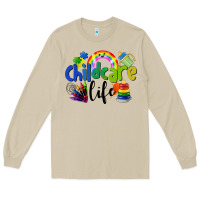 Mushroom Childcare Life Long Sleeve Tee - LillyAllenDesigns