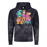 Cloud Black i just want stay home and craft Vintage Hoodie - NancyCooperArtShop