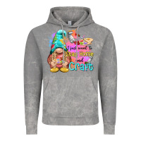 Cloud Rock i just want stay home and craft Vintage Hoodie - NancyCooperArtShop