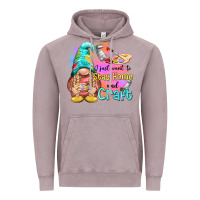 Vintage Zinc i just want stay home and craft Vintage Hoodie - NancyCooperArtShop
