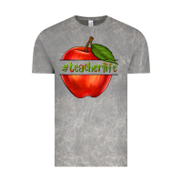 Cloud Rock teacher life with apple Vintage Tee - NancyCooperArtShop