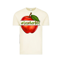 Teacher Life With Apple Vintage Tee | Teevron