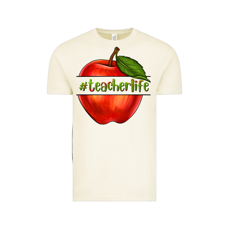 Teacher Life With Apple Vintage Tee by NancyCooperArtShop | Teevron