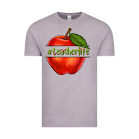 Vintage Zinc teacher life with apple Vintage Tee - NancyCooperArtShop