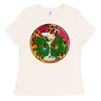 Bone Christmas martini Ladies Tee - AdoDesignShop