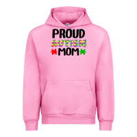 Fuchsia Pink autism awareness puzzle theme Urban Hoodie - CowhideDigitalArt