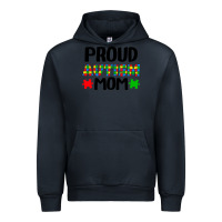 Navy autism awareness puzzle theme Urban Hoodie - CowhideDigitalArt