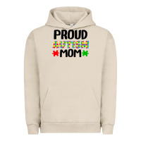 Pigment French Oak autism awareness puzzle theme Urban Hoodie - CowhideDigitalArt