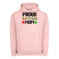 Pigment Salmon autism awareness puzzle theme Urban Hoodie - CowhideDigitalArt