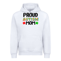 White autism awareness puzzle theme Urban Hoodie - CowhideDigitalArt
