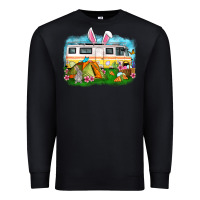 Black Easter Day camper Premium Sweatshirt - OliviaCreatesArt