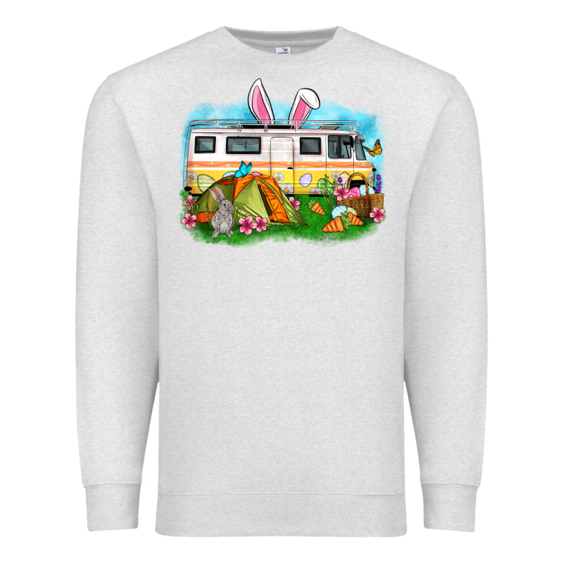 Easter Day Camper Premium Sweatshirt by OliviaCreatesArt | Teevron