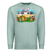 Seafoam Easter Day camper Premium Sweatshirt - OliviaCreatesArt
