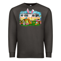 Smoke Easter Day camper Premium Sweatshirt - OliviaCreatesArt
