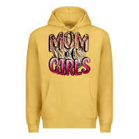 Antique Gold Mom of Girls Mother's Day Premium Hoodie - CowGirlArtShop