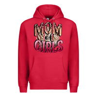 Cardinal Mom of Girls Mother's Day Premium Hoodie - CowGirlArtShop