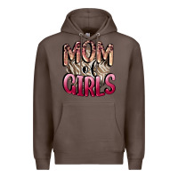 Coffee Mom of Girls Mother's Day Premium Hoodie - CowGirlArtShop