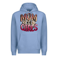 Colony Blue Mom of Girls Mother's Day Premium Hoodie - CowGirlArtShop