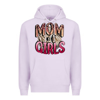 Lilac Mom of Girls Mother's Day Premium Hoodie - CowGirlArtShop