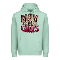 Seafoam Mom of Girls Mother's Day Premium Hoodie - CowGirlArtShop