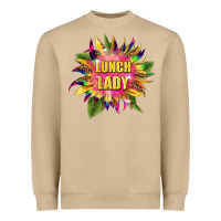Mushroom lunch lady tie dye sunflower Heavyweight Sweatshirt - BarkalooDesign