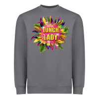 Storm lunch lady tie dye sunflower Heavyweight Sweatshirt - BarkalooDesign