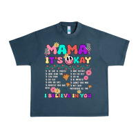 Midnight Navy mama it's okay Urban Heavy Tee - JahusDesignShop