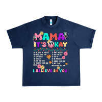 Navy mama it's okay Urban Heavy Tee - JahusDesignShop