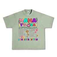 Oil Green mama it's okay Urban Heavy Tee - JahusDesignShop