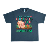Midnight Navy i will get over it i just need to be dramatic firs Urban Heavy Tee - MaliasSmallBusiness