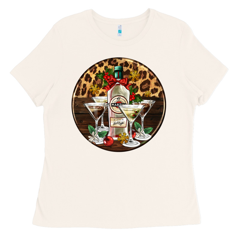 Christmas Martini Cocktail Party Ladies Tee by AdoDesignShop | Teevron