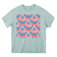Arona american flag seamless pattern Heavy Core Tee - BundleAndBundleShop