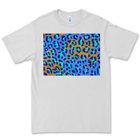 Dove Grey leopard background turquoise and gold 3200x2400 Premium Tee - AdoDesignShop
